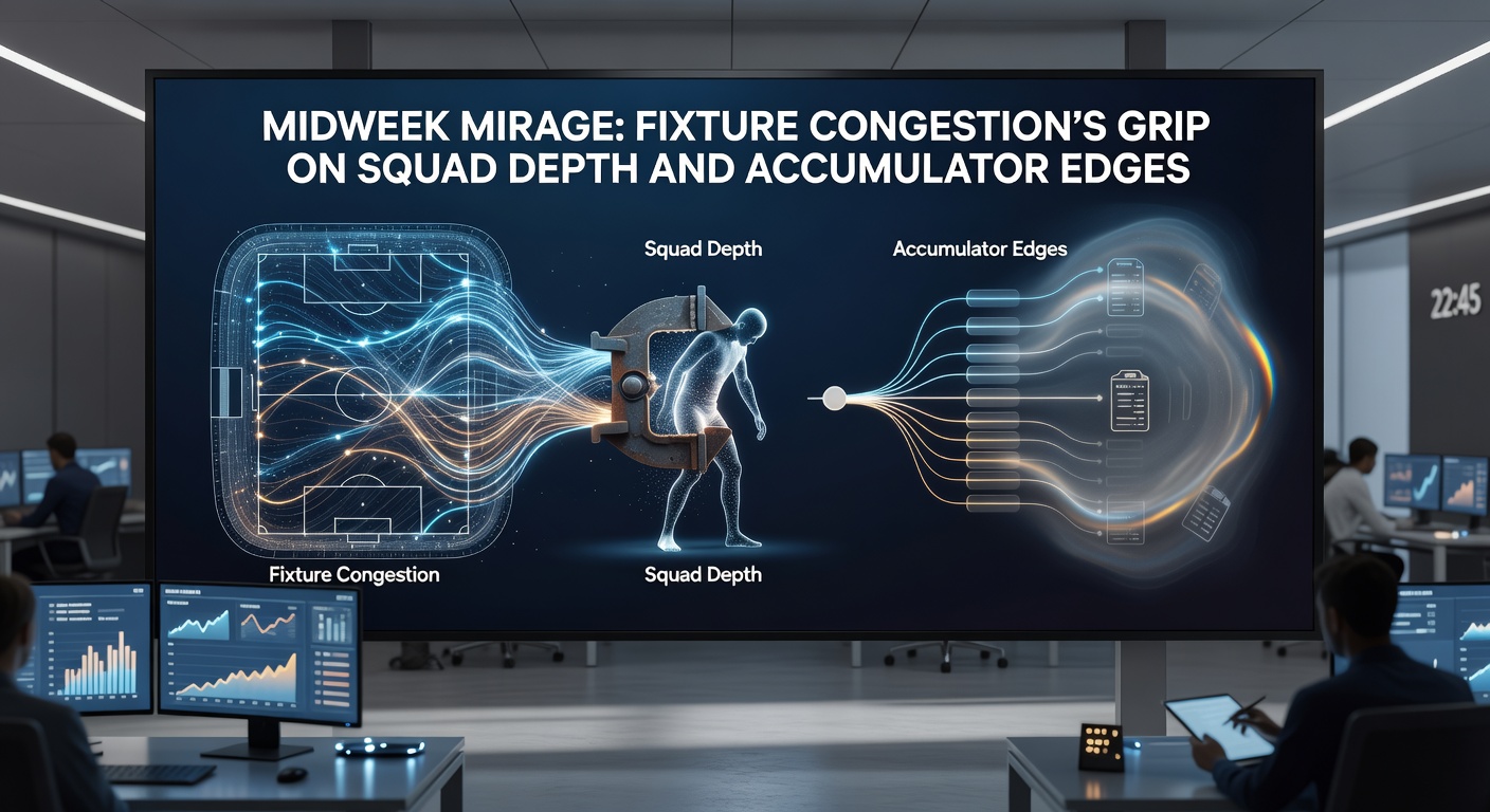 Graph illustrating squad rotation percentages versus win rates during fixture congestion periods in major European leagues